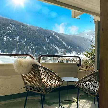 Wunderstay Alpine 403 Centric Balcony/view Apartmán Davos